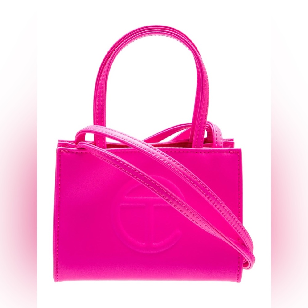 Telfar Hot Pink Small Shopping Bag